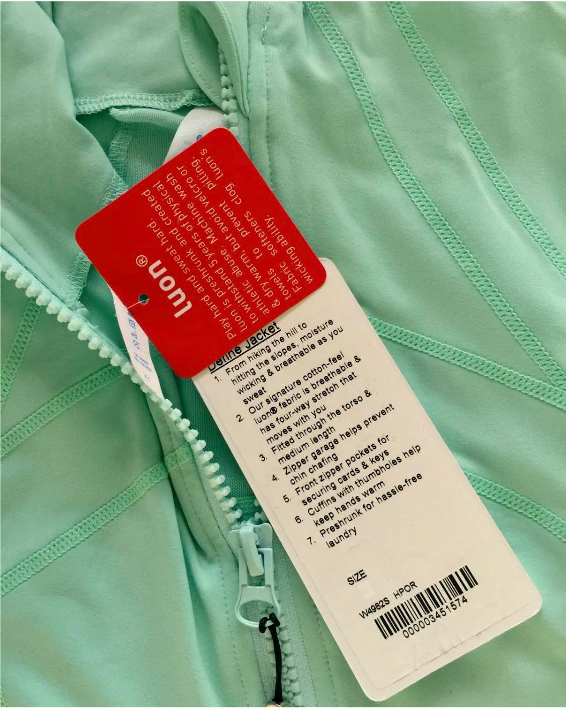 Real or fake rip tag? The rest of the tights seem spot on, but I'm  questioning the 'U' because I think it looks sloppy. : r/lululemon